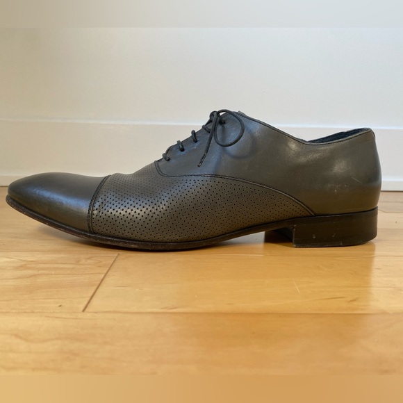 EMPORIO ARMANI - Oxford Shoes Grey - Picture 3 of 9